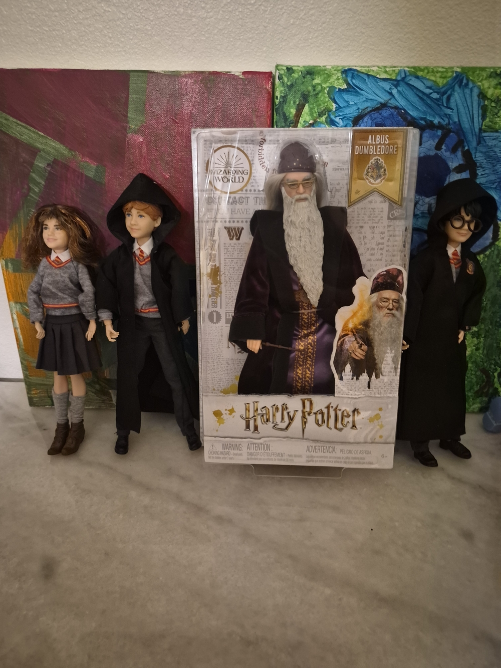 Mattel Harry Potter Wizarding World Lot 4 Figures 12" Preowned